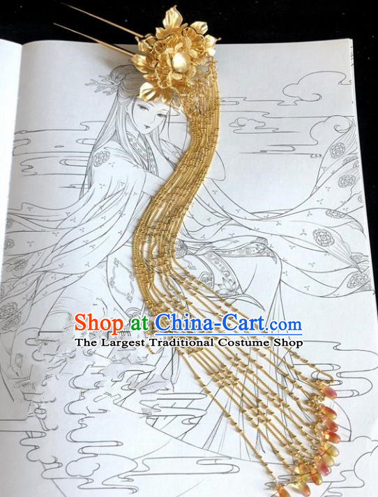 Chinese Ancient Style Hair Jewelry Accessories Cosplay Hairpins Headwear Headdress for Women