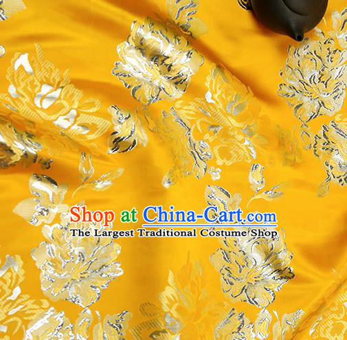 Chinese Traditional Flower Silk Fabric Brocade Embroidered Fabric Dress Material