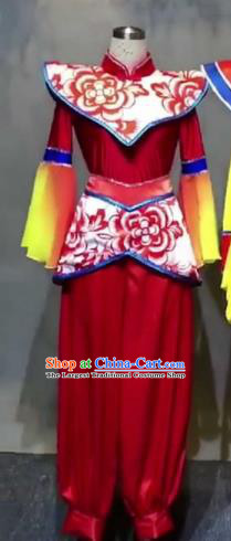 Chinese Traditional Classical Dance Costumes Folk Dance Yanko Dance Clothing for Women