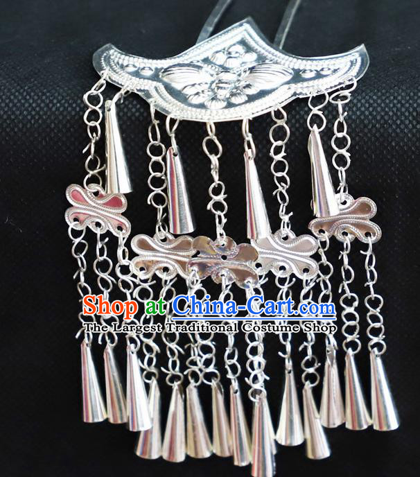 Chinese Traditional Miao Nationality Wedding Hair Accessories Ethnic Folk Dance Hairpins Headwear for Women
