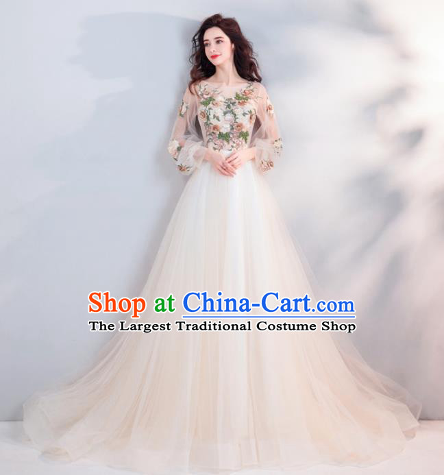 Top Grade Handmade Fancy Wedding Dress Princess Wedding Gown for Women