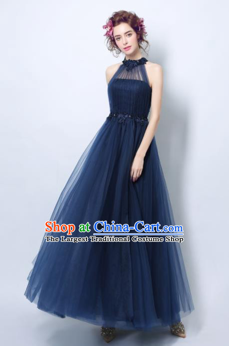 Top Grade Formal Dress Compere Costume Catwalks Evening Dress for Women