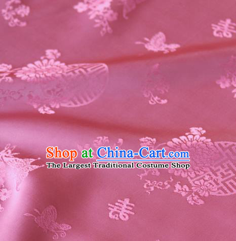 Asian Traditional Palace Drapery Korean Hanbok Royal Pattern Design Brocade Satin Fabric Chinese Tang Suit Silk Fabric Material