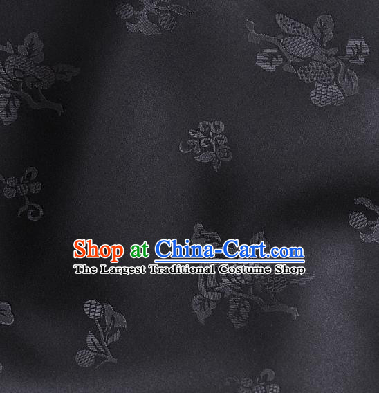 Asian Traditional Palace Drapery Korean Hanbok Royal Pattern Design Brocade Satin Fabric Chinese Tang Suit Silk Fabric Material