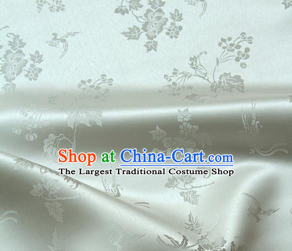 Asian Traditional Palace Drapery Korean Hanbok Royal Pattern Design Brocade Satin Fabric Chinese Tang Suit Silk Fabric Material