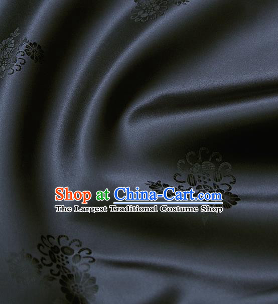 Asian Traditional Palace Drapery Korean Hanbok Royal Pattern Design Brocade Satin Fabric Chinese Tang Suit Silk Fabric Material