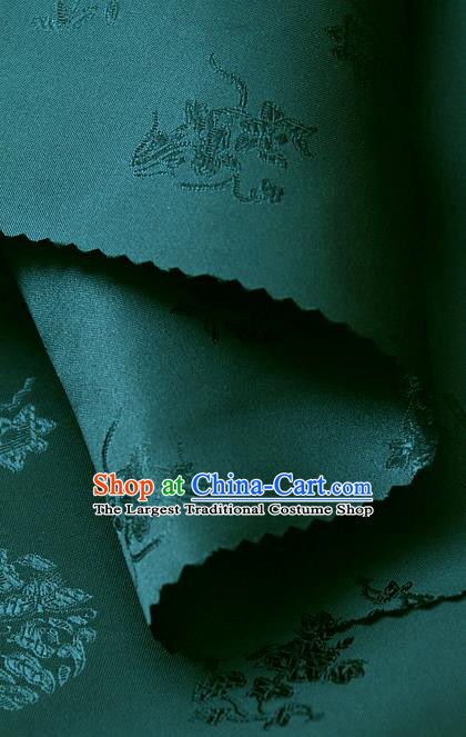 Asian Traditional Palace Drapery Korean Hanbok Royal Pattern Design Brocade Satin Fabric Chinese Tang Suit Silk Fabric Material