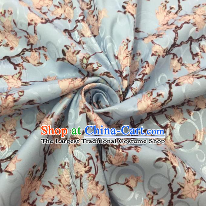 Chinese Traditional Flower Silk Fabric Brocade Embroidered Fabric Dress Material