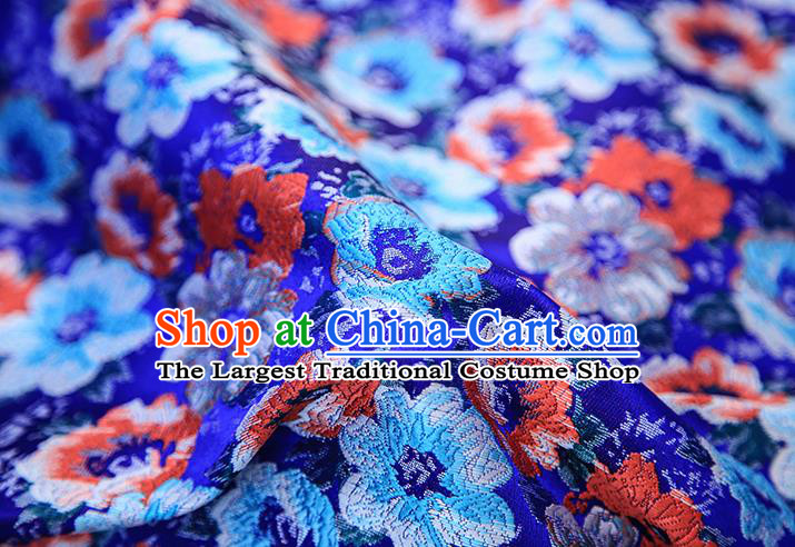 Chinese Traditional Flower Silk Fabric Brocade Embroidered Fabric Dress Material