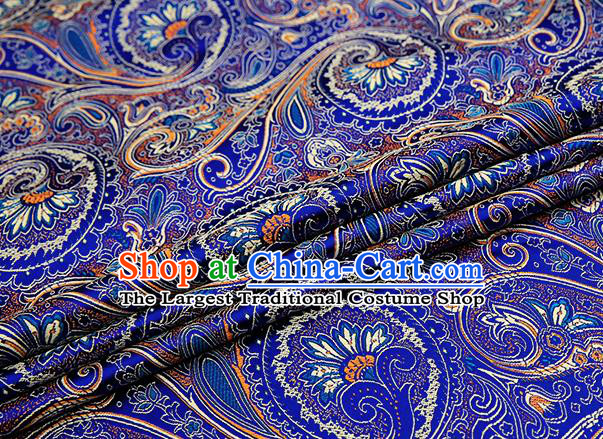 Chinese Traditional Flower Silk Fabric Brocade Embroidered Fabric Dress Material