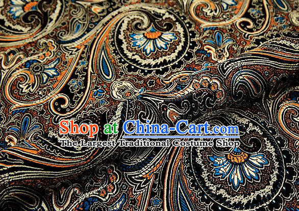 Chinese Traditional Flower Silk Fabric Brocade Embroidered Fabric Dress Material