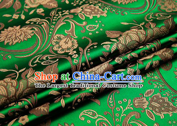 Chinese Traditional Flower Silk Fabric Brocade Embroidered Fabric Dress Material