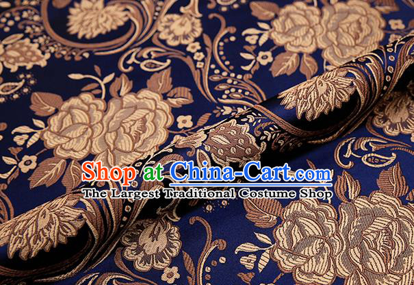 Chinese Traditional Flower Silk Fabric Brocade Embroidered Fabric Dress Material