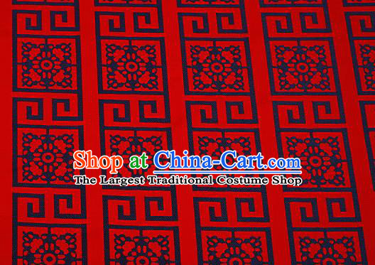 Chinese Traditional Flower Silk Fabric Brocade Embroidered Fabric Dress Material