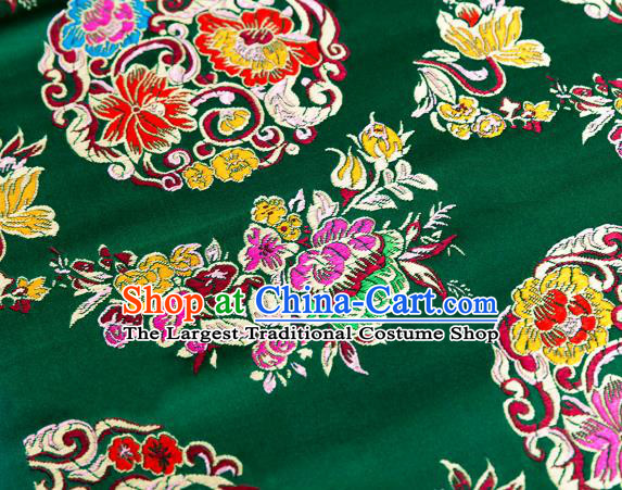 Chinese Traditional Flower Silk Fabric Brocade Embroidered Fabric Dress Material