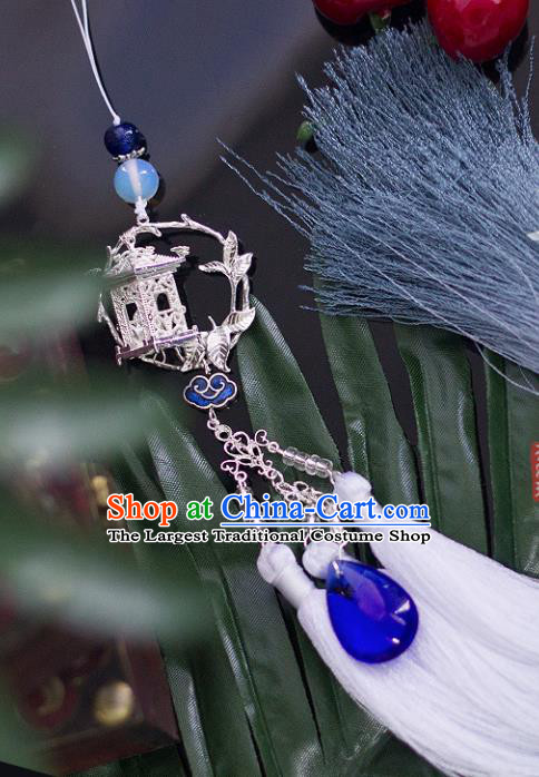 Top Grade Handmade Jewelry Accessories Ancient Hanfu Hairpins Jade Pendant Headwear for Women