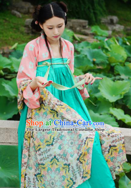 Chinese Ancient Palace Lady Hanfu Han Dynasty Imperial Concubine Queen Embroidered Historical Costumes