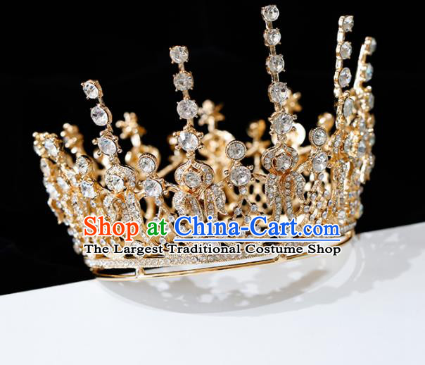 Top Grade Hair Jewelry Accessories Royal Crown Headwear Headdress for Women
