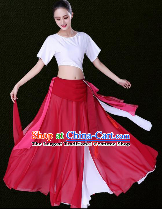 Chinese Traditional Classical Dance Dress Ancient Group Dance Costumes for Women
