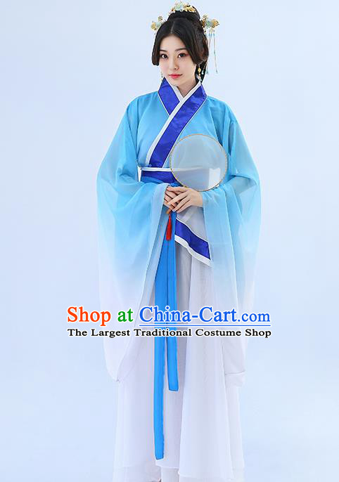 Traditional Chinese Han Dynasty Palace Maidservant Hanfu Dress Ancient Drama Princess Peri Costumes for Women