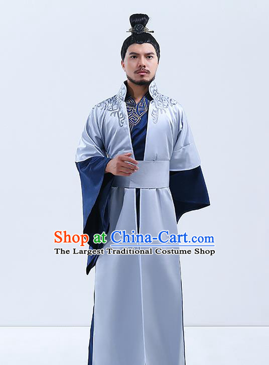 Traditional Chinese Zhou Dynasty Royal Highness Costumes Ancient Drama Prince Clothing for Men