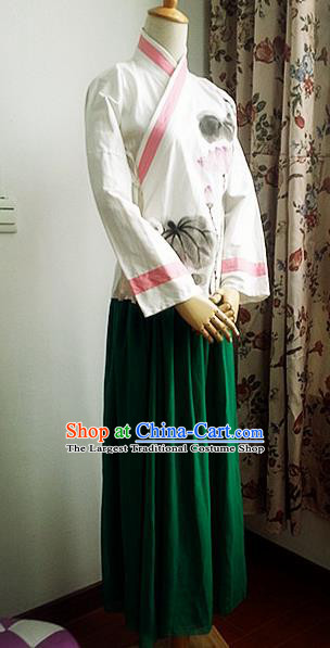 Chinese Ancient Ming Dynasty Costumes Traditional Hanfu Dress for Women
