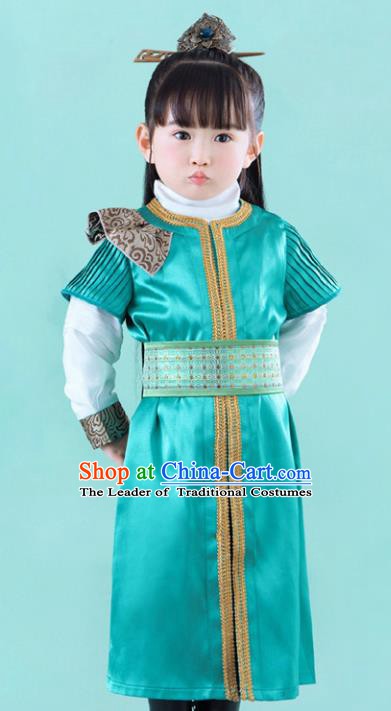 China Ancient Han Dynasty Nobility Childe Swordsman Hanfu Clothing for Kids
