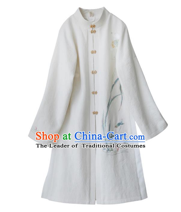 Traditional Ancient Chinese Young Women Cheongsam Dress Tangsuit Stand Collar Blouse Dress Tang Suit Clothing