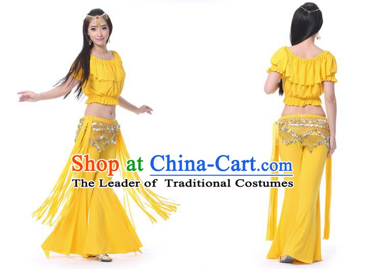 Traditional Asian Indian Belly Dance Costume Stage Performance India National Dance Dress Accessories Belts for Women