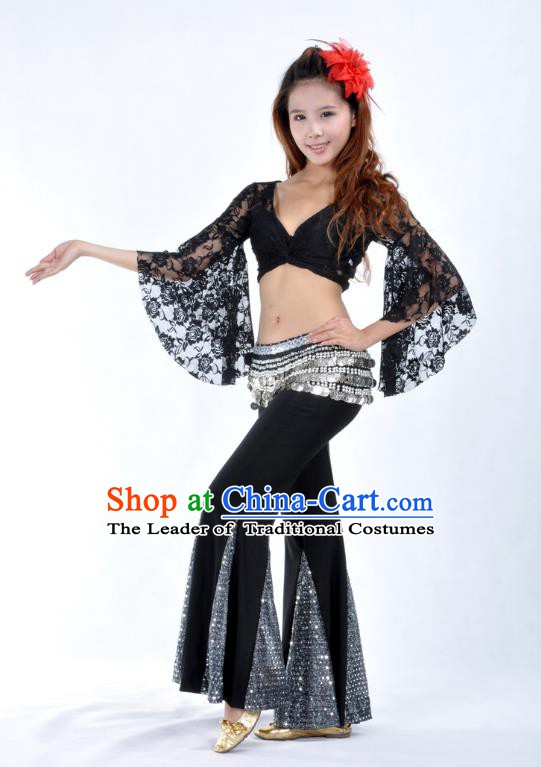 Indian Belly Dance Lace Costume India Raks Sharki Suits Oriental Dance Clothing for Women