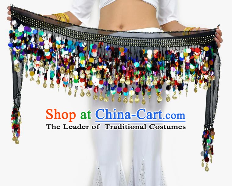 Traditional Asian Indian Belly Dance Costume Stage Performance India National Dance Dress Accessories Belts for Women