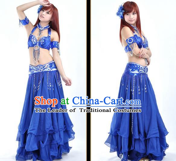 Traditional Asian Indian Belly Dance Costume Stage Performance India National Dance Dress Accessories Belts for Women
