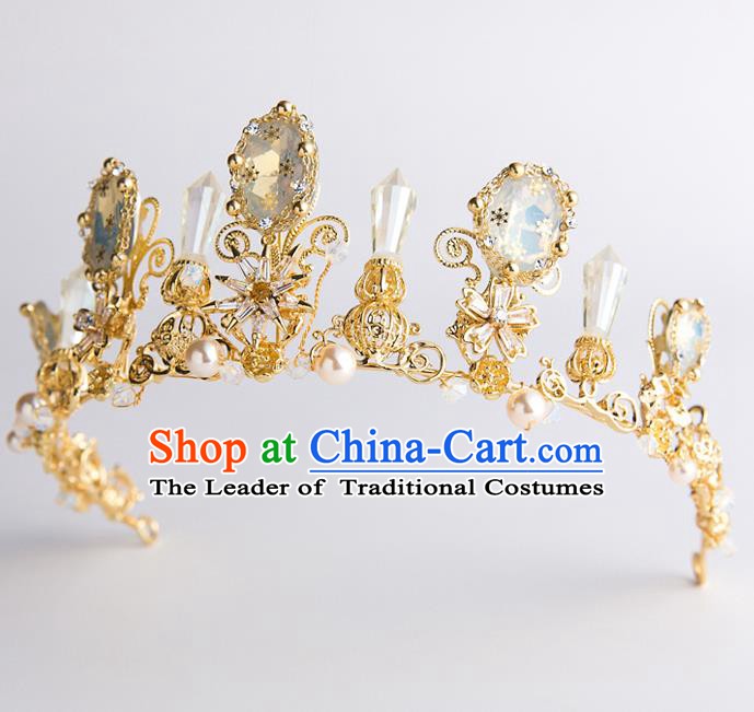 Chinese Hair Jewelry Accessories Xiuhe Suit Hairpins Headwear Headdress Hair Crown for Women
