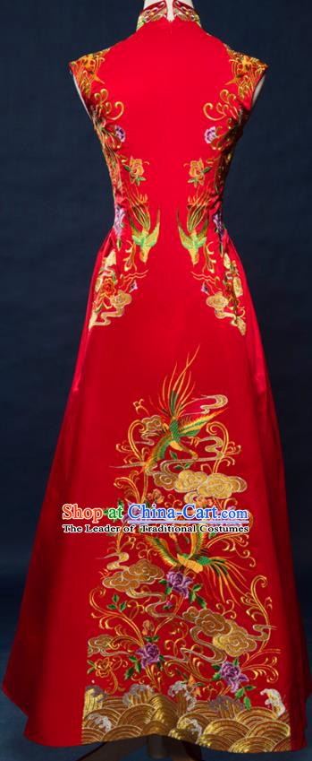 Traditional Chinese Wedding Costumes Traditional Xiuhe Suits Ancient Chinese bridal Full Dress