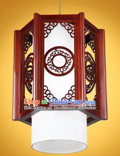 Chinese Classical Handmade Wood Carving Palace Lanterns Hanging Lantern Ancient Ceiling Lamp