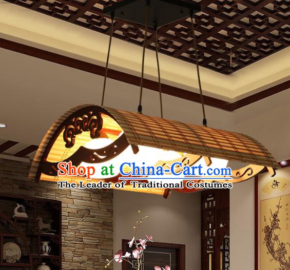 Traditional Chinese Palace Lantern Handmade Bamboo Weaving