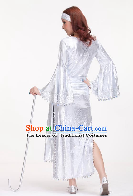 Traditional Asian Indian Belly Dance Costume Stage Performance India National Dance Dress Accessories Belts for Women