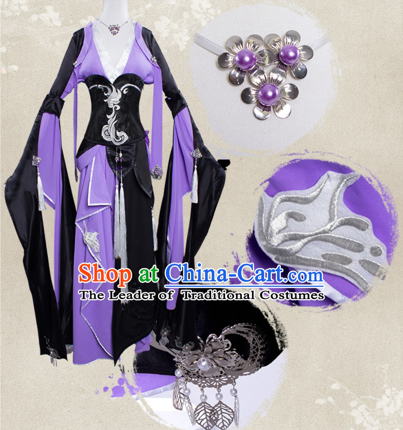 Asian Sexy Chinese Style Future Warrior Anime Costumes Superhero Costume Complete Set