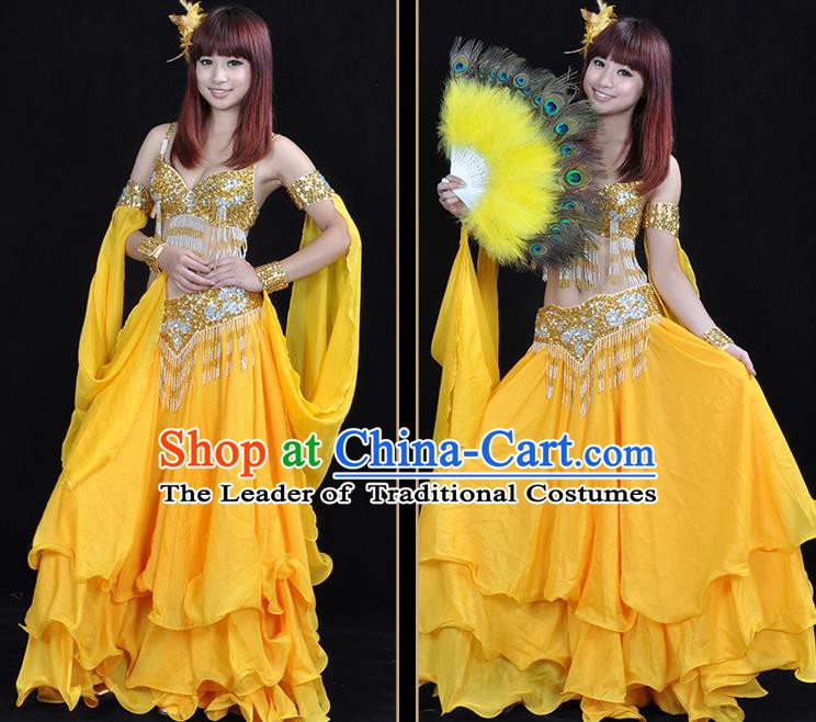 Traditional Asian Indian Belly Dance Costume Stage Performance India National Dance Dress Accessories Belts for Women