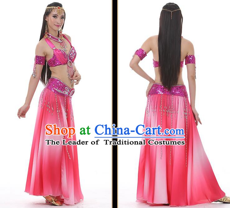 Traditional Asian Indian Belly Dance Costume Stage Performance India National Dance Dress Accessories Belts for Women