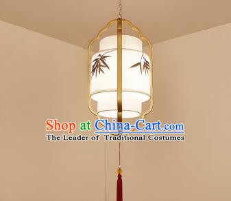 Traditional China Handmade Lantern Ancient Golden Frame Hanging Lanterns Palace Ceiling Lamp
