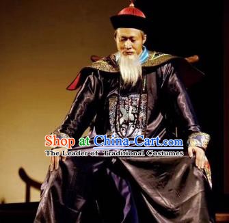 Chinese Late Qing Dynasty Minister Li Hongzhang Replica Costumes Ancient Historical Costume for Men