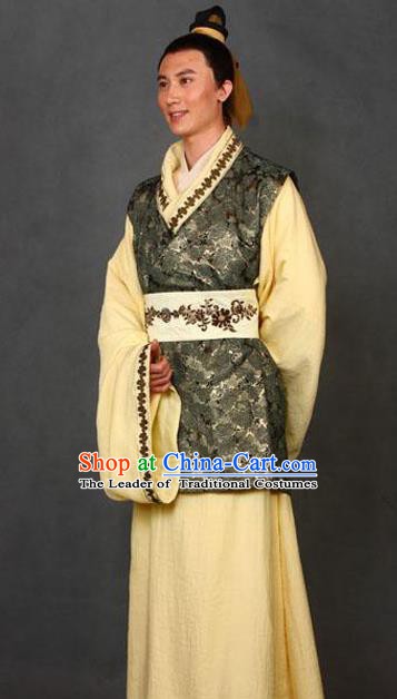 Chinese Ancient Novel A Dream in Red Mansions Nobility Childe Jia Lian Costume for Men
