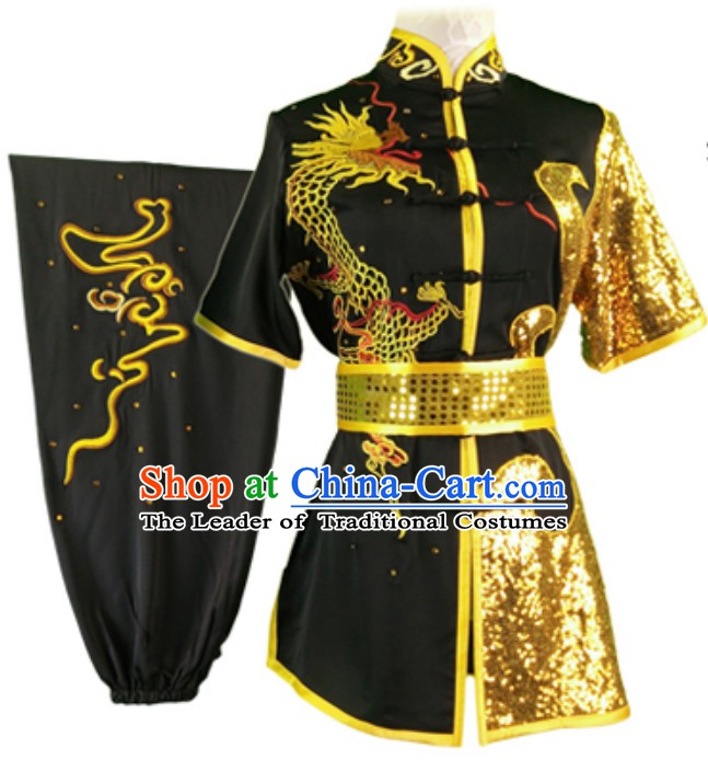 Top Changquan Nanquan Long Fist Southern Fist P Short Sleeves Best and the Most Professional Kung Fu Competition Dresses Contest Suits