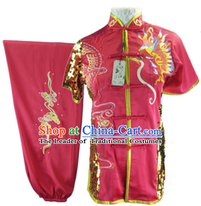 Top Changquan Nanquan Long Fist Southern Fist P Short Sleeves Best and the Most Professional Kung Fu Competition Clothes Contest Suits
