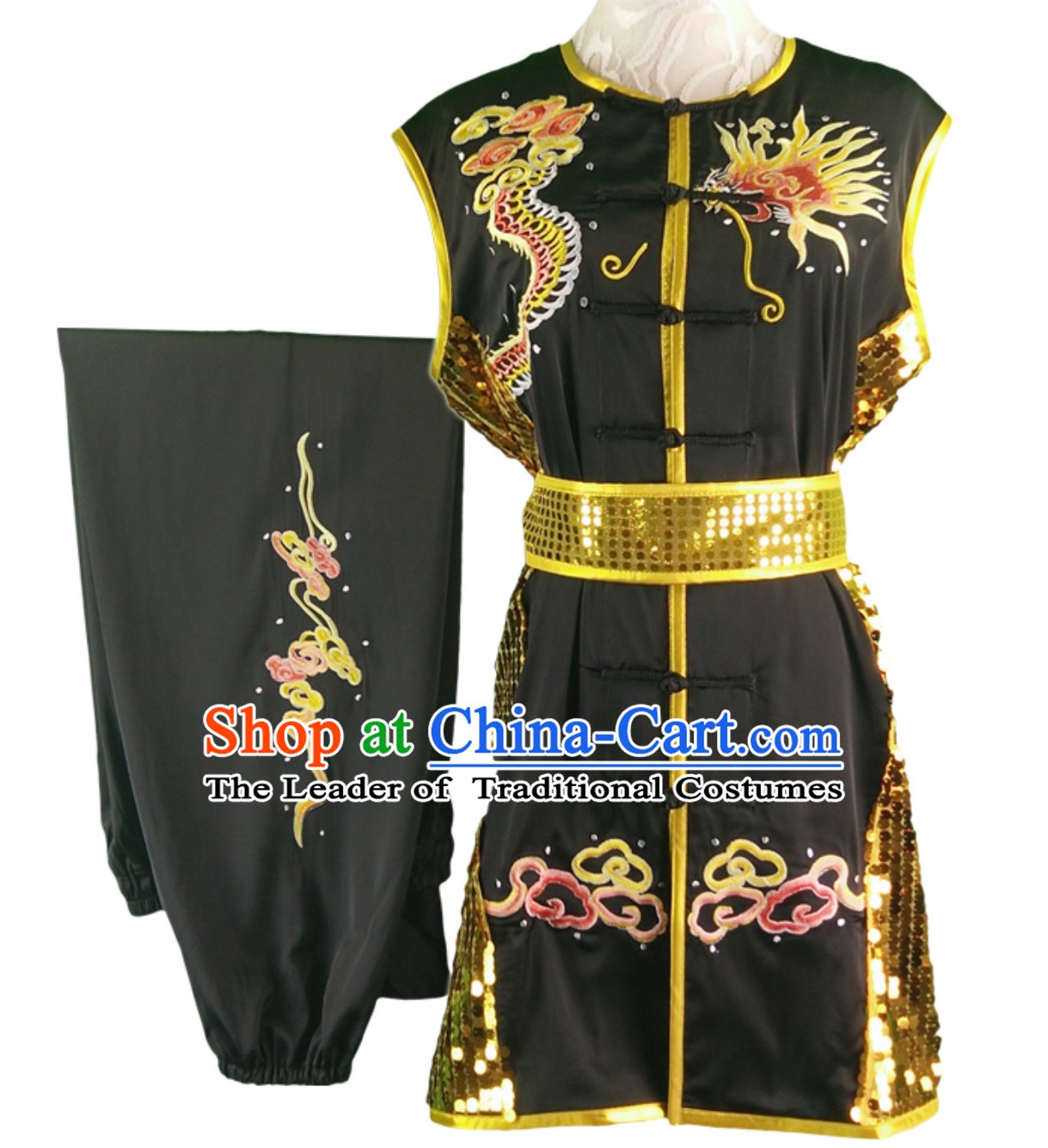 Made to Order Top Nanquan Southern Fist Sleeveless Best and the Most Professional Kung Fu Competition Clothes Contest Suits