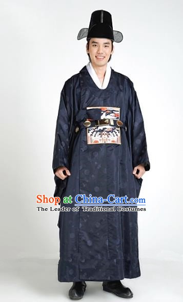 Asian Korean Hanbok Ancient Palace King Traditional Costume for Men