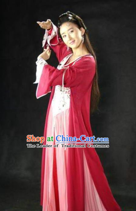 Ancient Chinese Song Dynasty Palace Lady Dance Dress Princess Replica Costume for Women