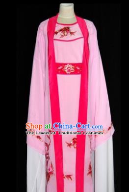 Traditional Chinese Beijing Opera Scholar Pink Robe Costume Peking Opera Niche Clothing for Adults