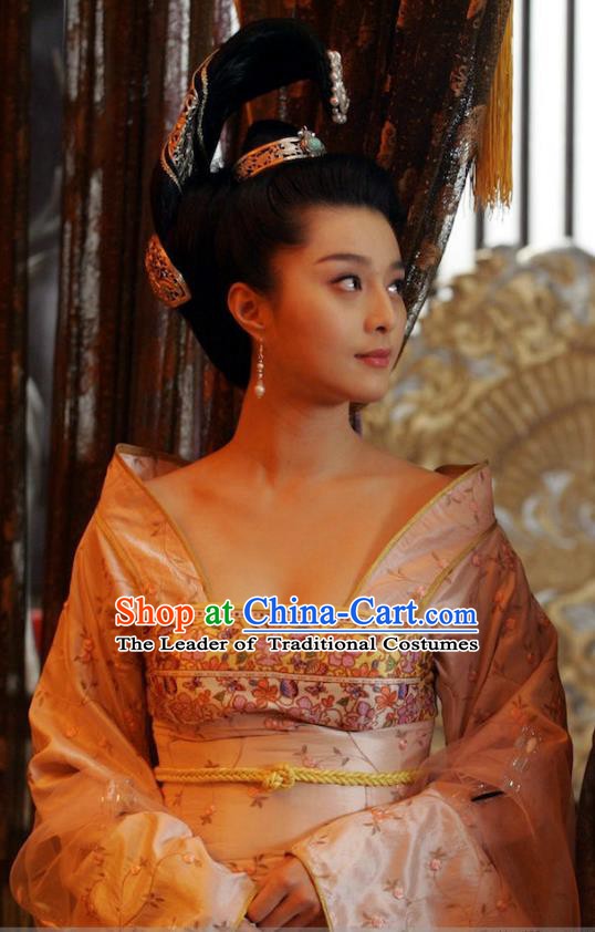 Ancient Chinese Tang Dynasty Palace Lady Hanfu Dance Dress Consort Yang Replica Costume for Women